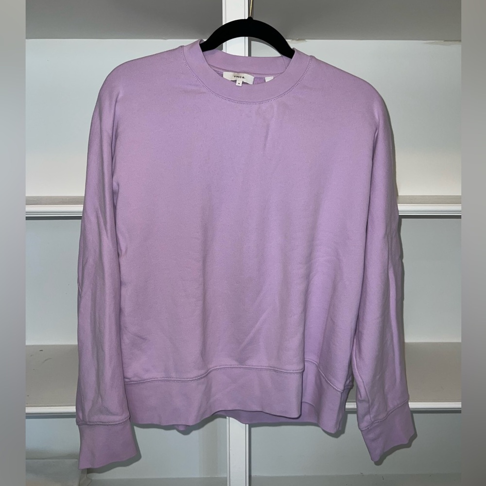 VINCE Lilac Crewneck Sweatshirt - Womens M (Fits like Small)